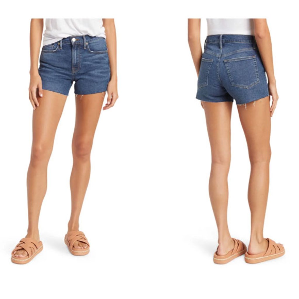 Frame Denim Le Brigette Short In Kinmount Grind